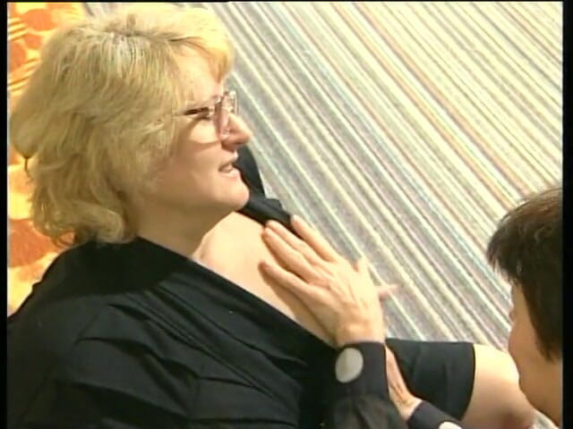 Naughty Girls: Lesbian grannies dildoing and licking each others cunt