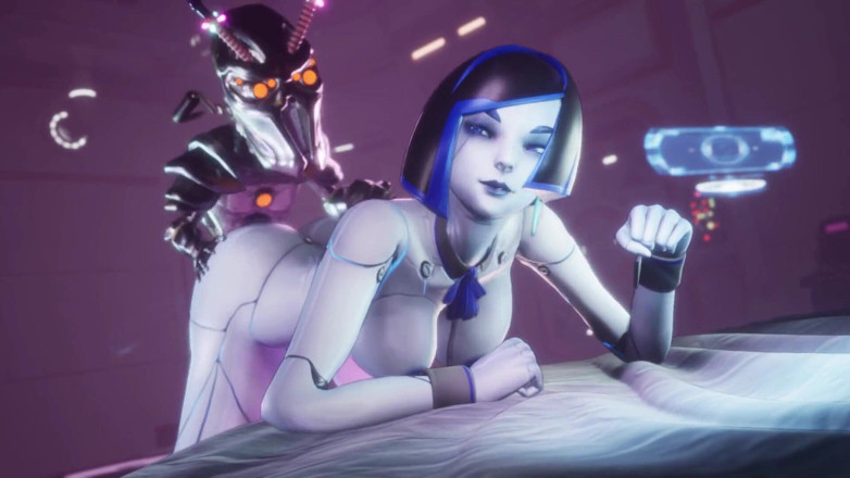 NSFWOtaku: Hentai oyunu - subverse - demi en iyi seks sahnesi - android kadın...