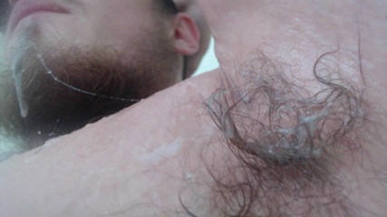 Hunky time: Hairy armpits in saliva and voice dominator