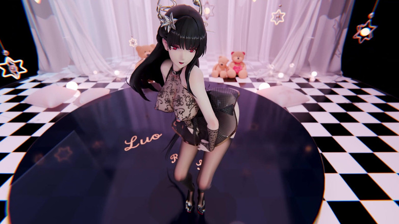 MikuMotion: [mmd] boutique scusami linee oscene; Spogliarello; seta nera; Spruzzi d'acqua