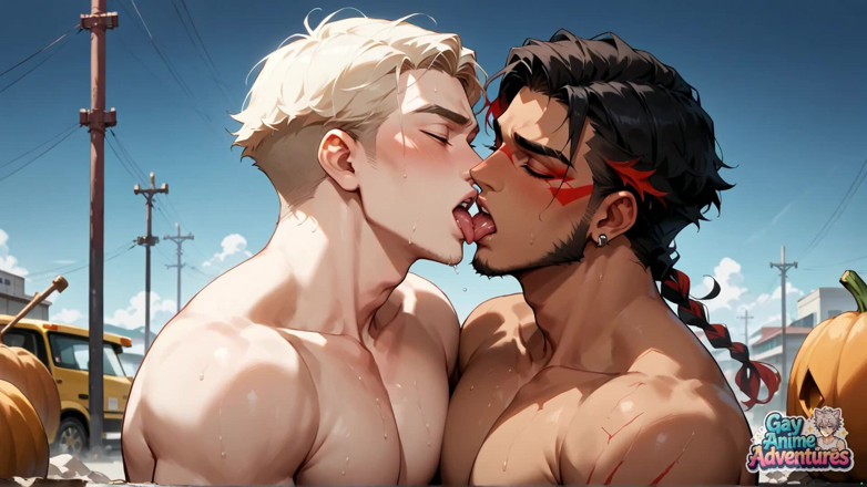 Gay Anime Adventures: División de culo de calabaza: gloria muscular del almacén
