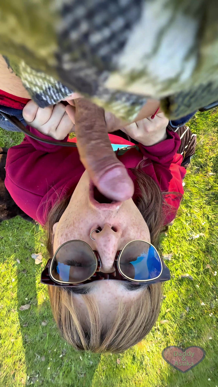 Daddy and Asuka: Epic în aer liber muie la locul de muncă