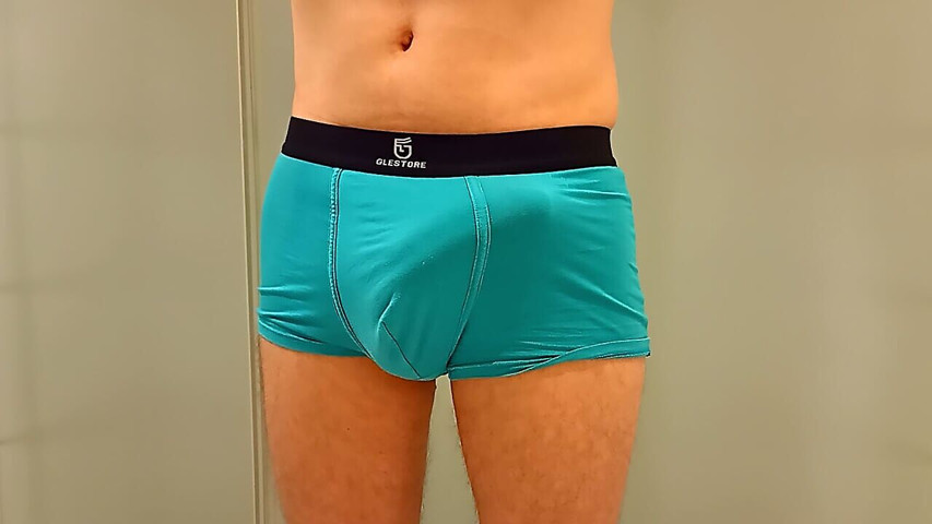 Young and Fat Monster Cock Gets Hard in Underpants and Squirts in Public (The old big thing)