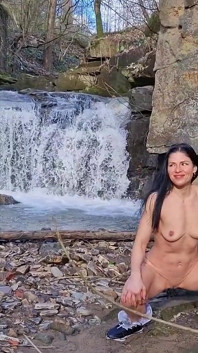 Naked MILF Outdoors