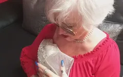 Granny Shows Her Labia with Relish