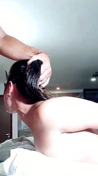 Teen girl used by stepdaddy