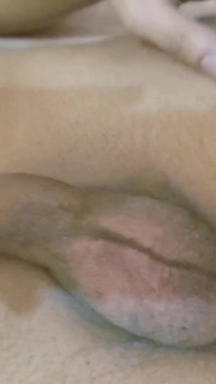 Milk came out without erection while playing with my tool