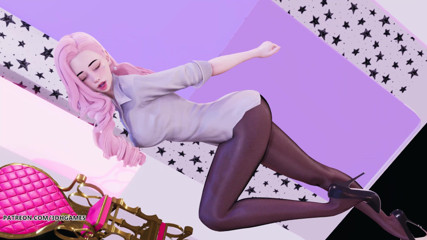 3D-Hentai Games: [MMD] AOA - Exuse me Seraphine sexy kpop dance 4K league of...