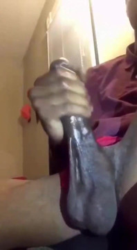 Passionately stroking my hard cock cumming hard