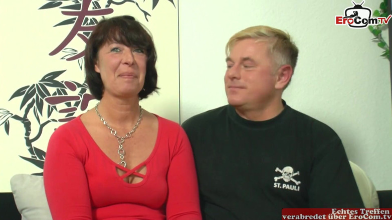 EroCom: Natural mature milf shared by her husband in a threesome...