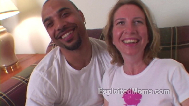 Exploited Moms: Tiny Blonde Milf gets pussy busted open by Big Black...
