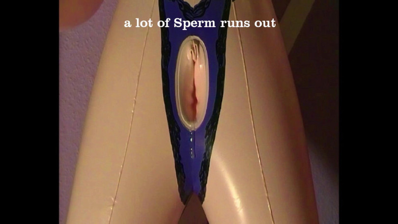 Mark Hannes: Sexdoll Fuck Masturbace s velkou náloží spermatu