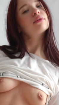 Soft Cute Girl Masturbates Her Virgin Pussy Before College