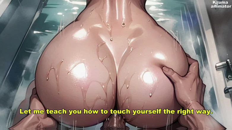 Numb Croft: Elastic Woman Guiding Her Handjob and Asking for Cock in...