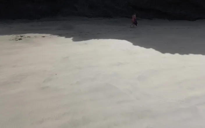 Emma Voyeur: Sensual Nude Beach Goddess Captured by Drone - Ultimate Aerial Beauty