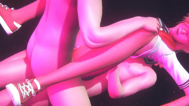 Yaoitube: Yaoi Femboy - Fer ve trojce dvojitá penetrace