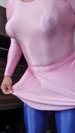 My New Gym Dress, You Like This Cute Gurl with Clitoris Under the Panty thumbnail