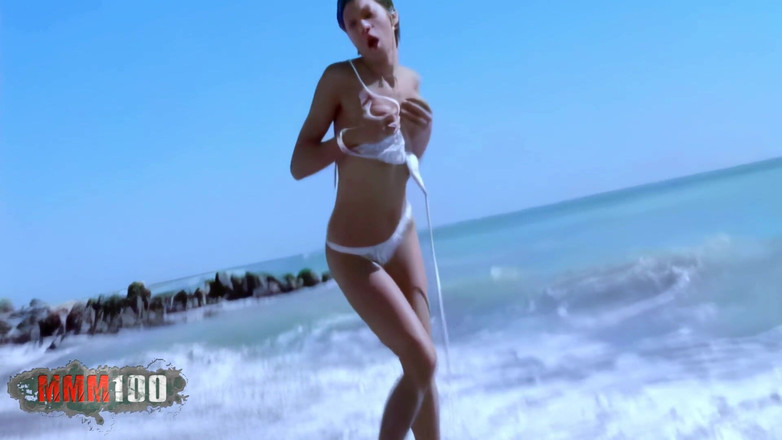 MMM100: Canele: Arabian Removing Her Clothes by the Beach