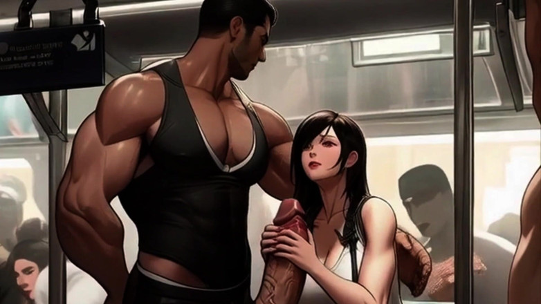 Spicy Toons: Tifa Takes the Train 1