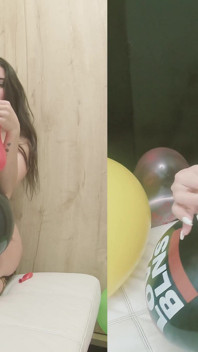 2cam+aşağılama sdick ballons b2p pop