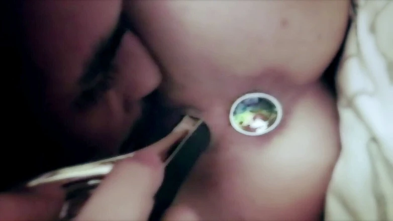 Stoyca: Dildo plus lingus and anal plug