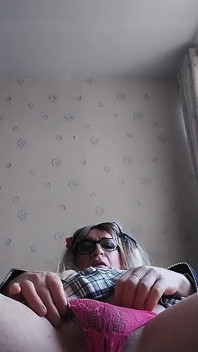Dolled-up College Girl Cumshot