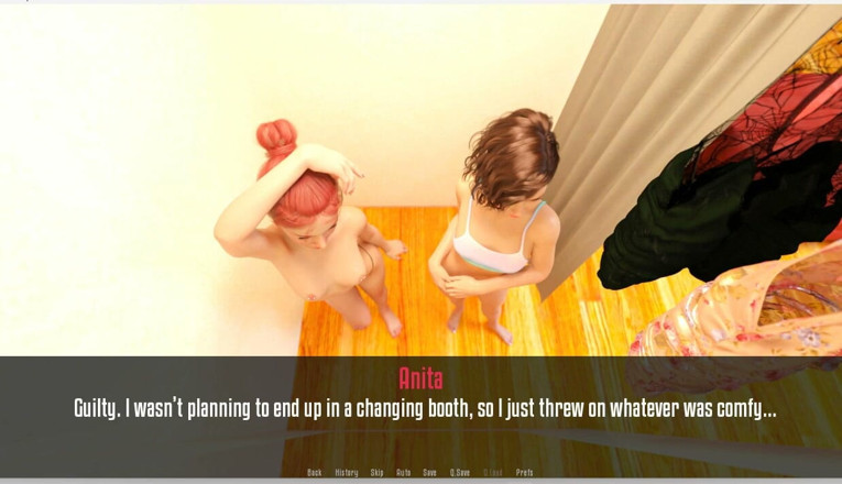 XXX Games Bunk: Anita's Internship - Gameplay - Roleplay - Petite Teen Teases Themself While Shopping