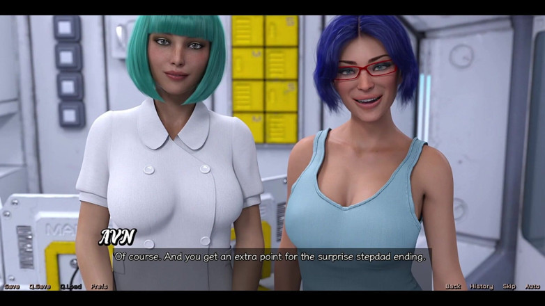 AVN Teller: Stranded in Space - milf de cabelos azuis quer sexo a...