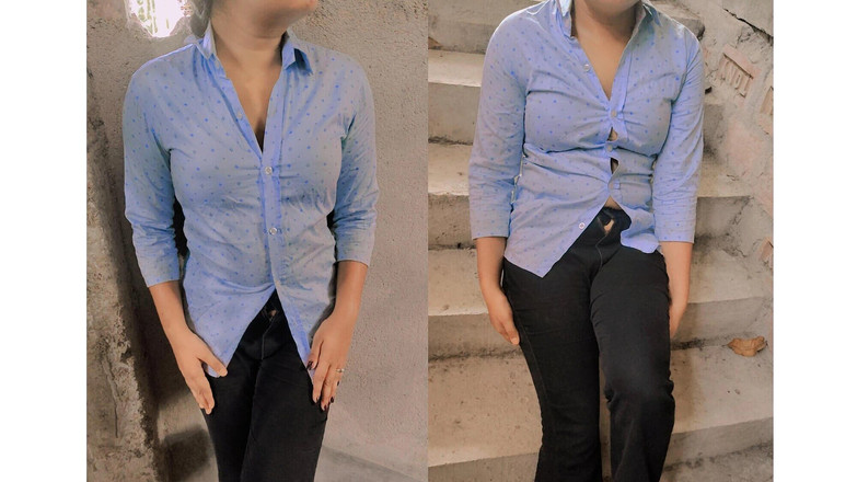 Mili bhabi: 인도 마을 귀여운 의붓오빠의 쪼이는 보지 섹스