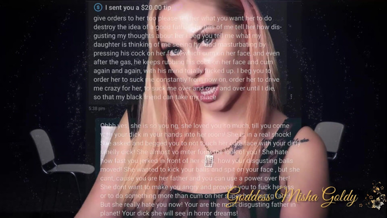 Goddess Misha Goldy: Діагноз: найогидніший табу-збоченець! Частина 2