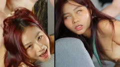 Tiny Horny Asian, Fucked Hard, Held Down and Begging for More