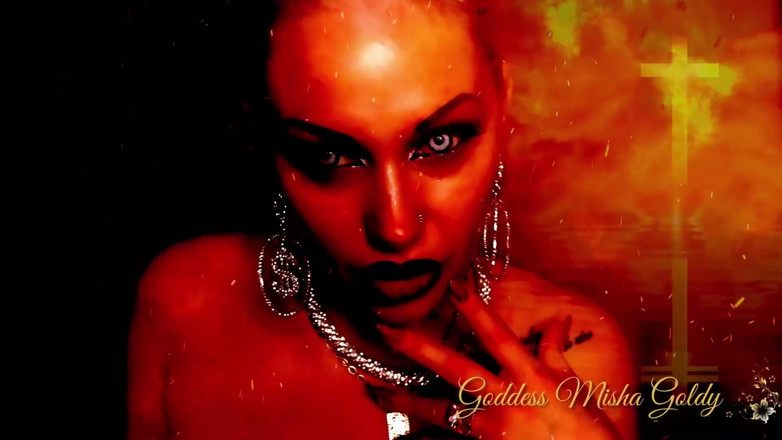 Goddess Misha Goldy: Mesmerizing anti-religious ASMR! Give your soul and your body to...