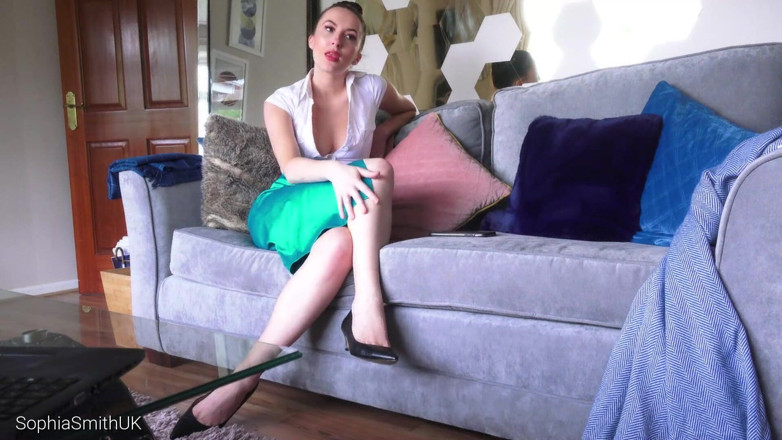 SophiaSmithUK: Ayakkabıyla yalınayak yarakla azdırıyor