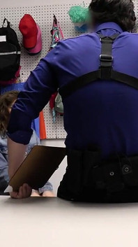 Hot Trouble-maker Teenager Shoplifted Food, so the Security Guard Fed Her His Sticky Cum