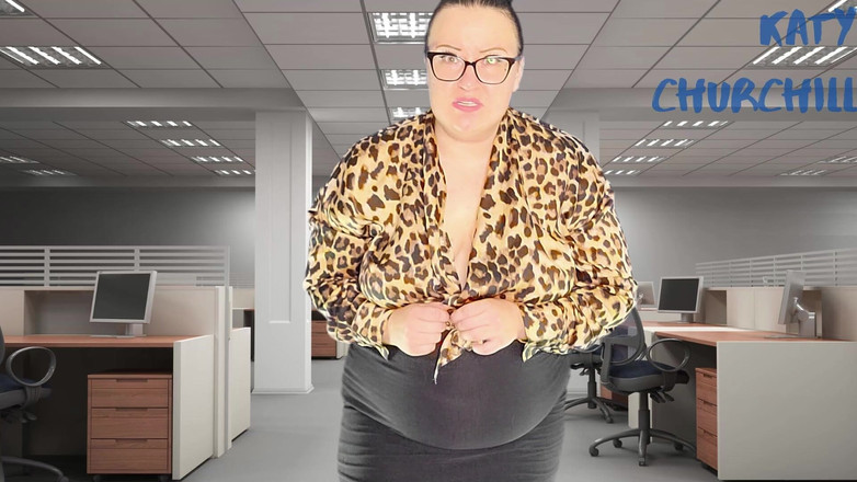 Katy Churchill: La segretaria succhia e scopa il capo per tornare al...