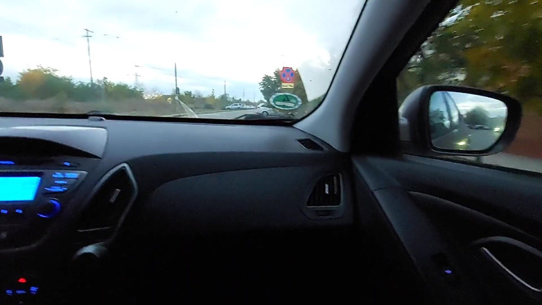 Step Mommy: Sexy Legs Stepmom Gives Stepson a Footjob While Driving