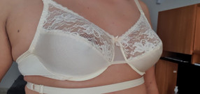 Vintage Cross Straps Nylon Bra thumbnail