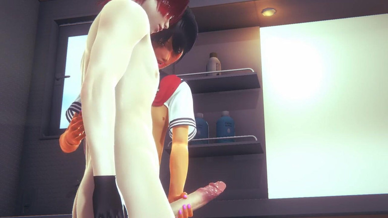 Yaoitube: Yaoi Femboy - Sexo de Simon en el baño