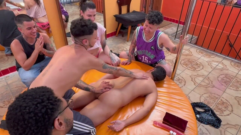 Gabes ftm: Playing with the Dice and Having Great Group Sex