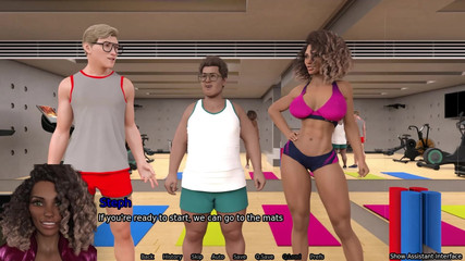 Studio-77: 섹스봇 새 루트 #1 애니메이션 포르노 게임 플레이 - 얼간이를 따먹는 혼혈 인종 섹시녀