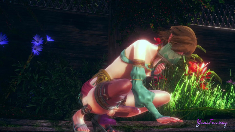 Yaoitube: Zelda Yaoi Femboy - Link Anal Dildo (sem censura)