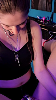 Chastity Sub Fucked on the Gyn Chair