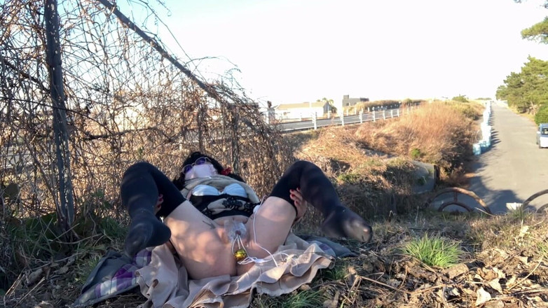 megu2002: Self-training No. 82: Spreading My Tucked Pussy Wide Open by the...