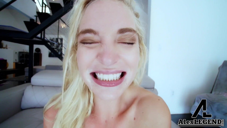 Alex Legend: Sexy Teen Gets Stuffed by Two Huge Cocks!