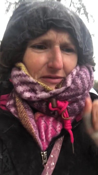Flashing My Tit with Rock Hard Nip in Fucking Filthy Weather