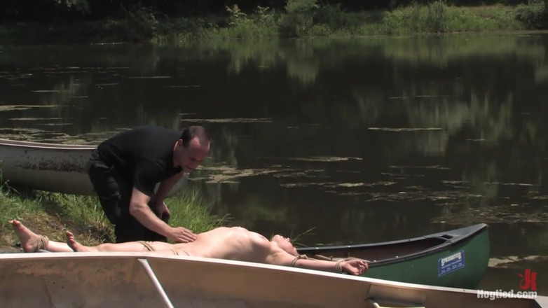 Hogtied by Kink: Sweltering Hot Bondage. Stepsister Dee at Leather Retreat