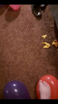 I Popped Balloons with My Feet