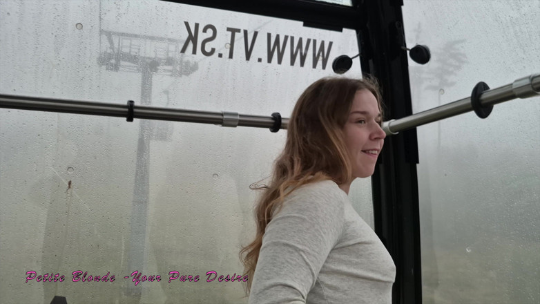 Petite blond your pure desire: Compilation Moments in Cable Car