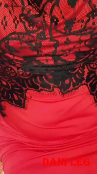 Dani Leg Is the Lady in Red