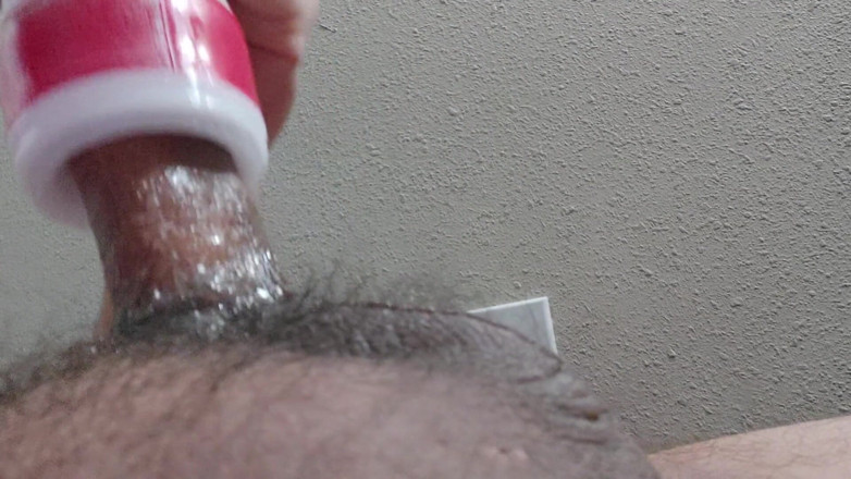 MrABDR: Stroking with a tenga cup